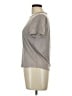 Yogalicious Metallic Gray Short Sleeve Top Size M - photo 5