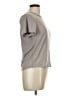 Yogalicious Metallic Gray Short Sleeve Top Size M - photo 4