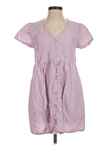 Madewell Linen-Blend Alexandra Button-Front Mini Dress (view 1)