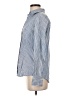 Express Stripes Blue Long Sleeve Button-Down Shirt Size XS - photo 5