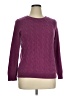 Talbots 100% Cashmere Solid Purple Pullover Sweater Size XL Petite - photo 1
