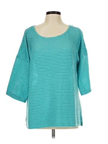 Foxcroft 3/4 Sleeve Top (view 1)
