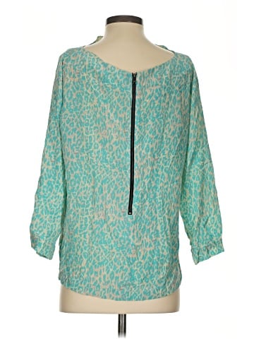 Tucker 3/4 Sleeve Silk Top (view 2)