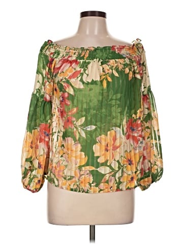 Flying Tomato 3/4 Sleeve Blouse (view 1)