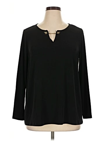 Tahari Long Sleeve Blouse (view 1)