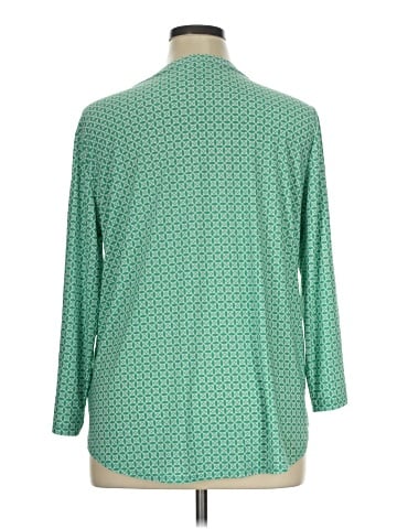 Anne Klein Long Sleeve Henley (view 2)