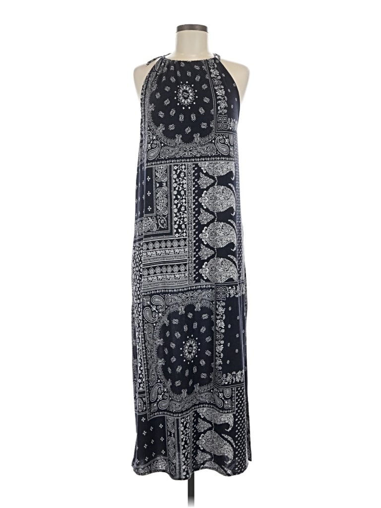 Pre-owned Ces Femme Casual Dress In Gray