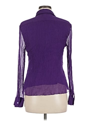 Escada Long Sleeve Silk Top (view 2)