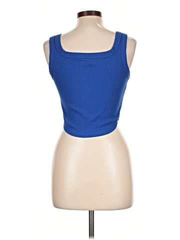 Madewell The Tailored Crop Tank in Sleekhold (view 2)