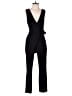 BCBGeneration 100% Polyester Solid Black Jumpsuit Size 4 - photo 1