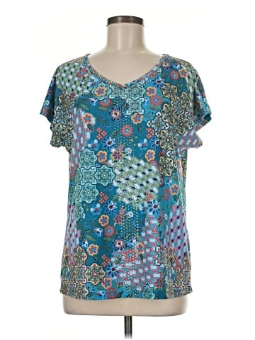 Gloria Vanderbilt Short Sleeve Blouse (view 1)
