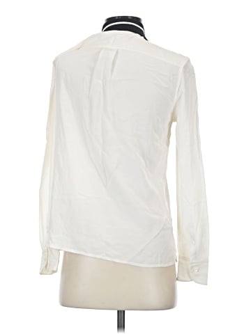 Rag & Bone Long Sleeve Silk Top (view 2)