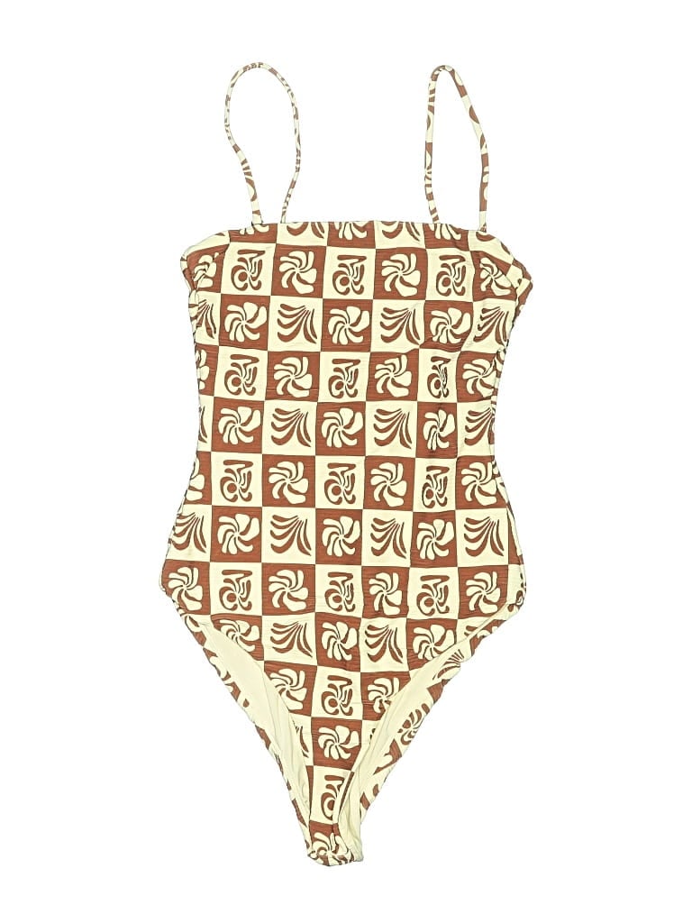 Pre-owned Assorted Brands Bodysuit In Brown