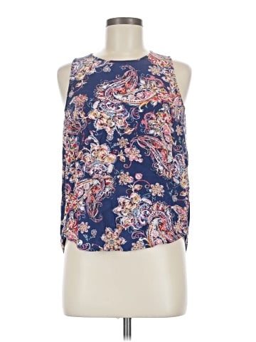 Pale Sky Sleeveless Blouse (view 1)