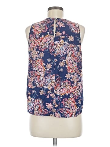 Pale Sky Sleeveless Blouse (view 2)