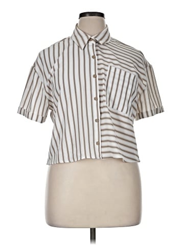 No Comment Short Sleeve Blouse (view 1)