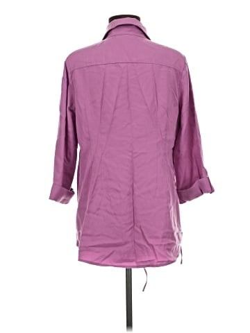 Soft Surroundings 3/4 Sleeve Button-Down Shirt (view 2)