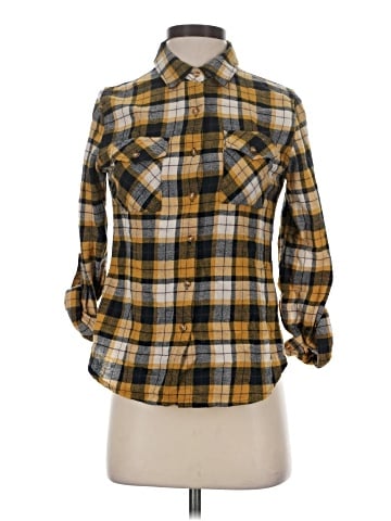 Passport Long Sleeve Button-Down Shirt (view 1)