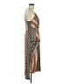 BCBGeneration Paisley Brown Cocktail Dress Size M - photo 4