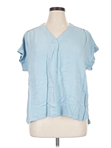 Nine West Short Sleeve Blouse (view 1)