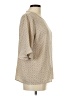 CeCe Tan 3/4 Sleeve Blouse Size L - photo 4