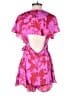 Do & Be 100% Polyester Hearts Pink Romper Size S - photo 2