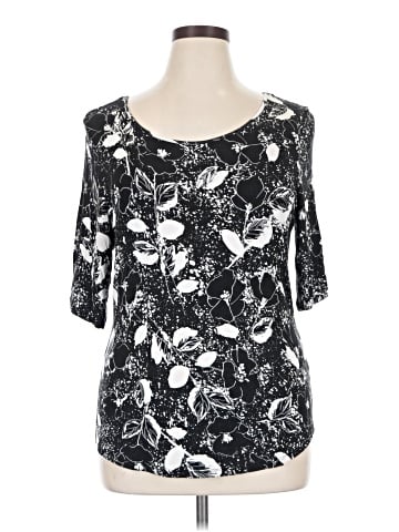 Apt. 9 3/4 Sleeve Top (view 1)