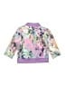 Weissman Print Purple Track Jacket Size M (youth) - photo 2
