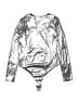 Glam Metallic Silver Bodysuit Size L - photo 2