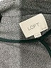 Ann Taylor LOFT 100% Cotton Tweed Gray Blazer Size Lg Petite - photo 6