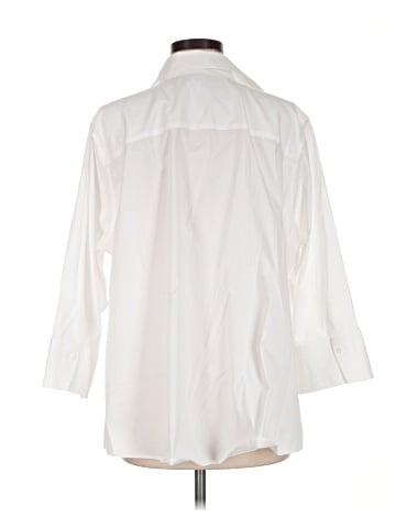 Foxcroft 3/4 Sleeve Button-Down Shirt (view 2)