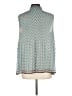 Max Studio 100% Polyester Teal Sleeveless Blouse Size L - photo 2