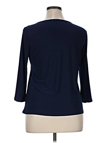 NY Collection 3/4 Sleeve Top (view 2)