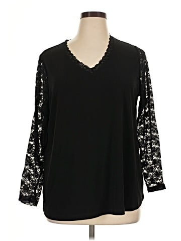 Susan Graver 3/4 Sleeve Top (view 1)