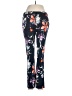 Zara Basic Floral Black Casual Pants Size 8 - photo 1