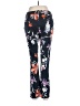 Zara Basic Floral Black Casual Pants Size 8 - photo 2