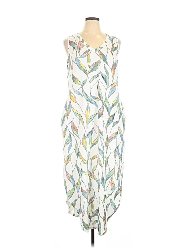 Pre-owned Sampeel Casual Dress In White