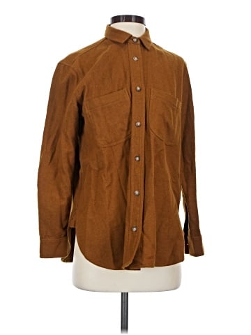 Madewell Flannel Oversized Ex-Boyfriend Swing Shirt (view 1)