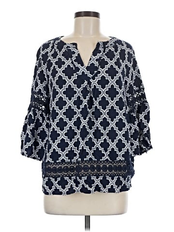 Crown & Ivy 3/4 Sleeve Blouse (view 1)