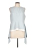 BCBGMAXAZRIA 100% Polyester Blue Sleeveless Blouse Size L - photo 1