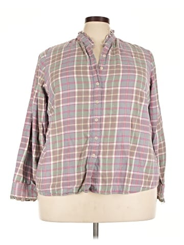 Lands' End Long Sleeve Button-Down Shirt (view 1)