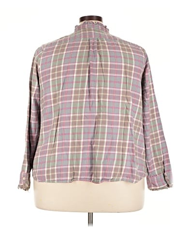 Lands' End Long Sleeve Button-Down Shirt (view 2)