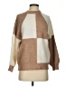 MNG Color Block Brown Pullover Sweater Size S - photo 1