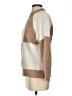 MNG Color Block Brown Pullover Sweater Size S - photo 5
