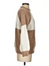 MNG Color Block Brown Pullover Sweater Size S - photo 4
