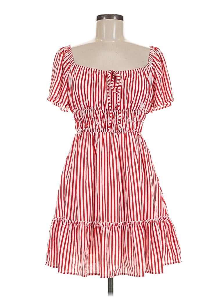 Pre-owned Rewind Casual Dress In Red
