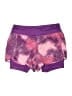 Danskin Now 100% Polyester Hearts Purple Athletic Shorts Size 12 - 14 - photo 1