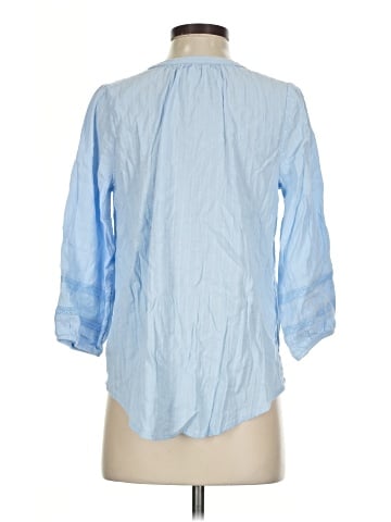 AB Studio 3/4 Sleeve Button-Down Shirt (view 2)