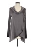 Deletta Gray Long Sleeve Blouse Size M - photo 1