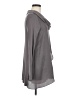 Deletta Gray Long Sleeve Blouse Size M - photo 4
